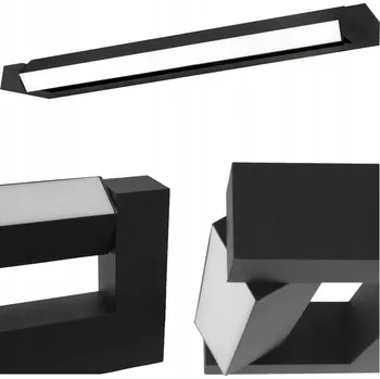 Koupelnové svítidlo LED Koupelnové Svítidlo 32W (2x16W) NAD ZRCADLO Černé IP54 Obousměrné