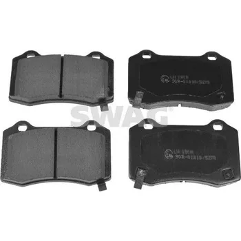 Brzdová destička Sada brzdových destiček, kotoučová brzda SWAG 33 10 0192
