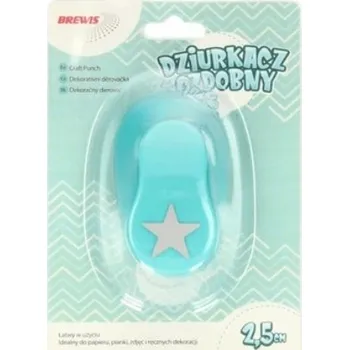 Děrovačka OZDOBNÁ DĚROVAČKA 2,5 CM HVĚZDA BREWIS