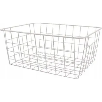 Úložný box Univerzální kovový koš bílý