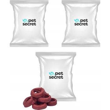 Pamlsek pro psa 2+1 Kroužky s hovězím a rybou 500g, psí pamlsek Pet Secret