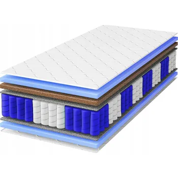 Matrace Matrace s taštičkovými pružinami Nowoczesne Materace 180 x 200 x 26 cm H4 , H5