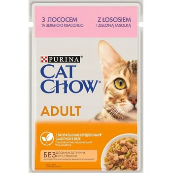 Krmivo pro kočku Mokré krmivo Cat Chow s lososem 0,085 kg