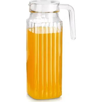 Skleněný džbán s víčkem do lednice 1 l