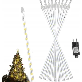 Vánoce Rampa Meteorický déšť Teplé LED světlo Padající sníh 30 cm