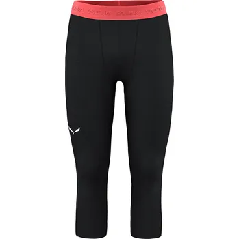 Pánské termo spodní prádlo Salewa Cristallo Warm AMR 3/4 Tights M black out - S
