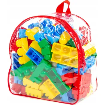 ostatní stavebnice Stavebnice v batohu Polesie 8039 Super-mix 144 dílů