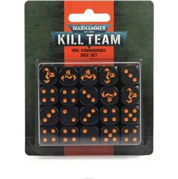 Příslušenství k deskovým hrám Kill Team: Ork Kommandos - Sada kostek