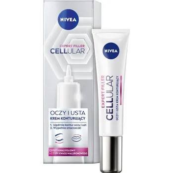 Pleťový krém NIVEA Cellular Expert Filler Oční a rty Konturovací krém, 15 ml