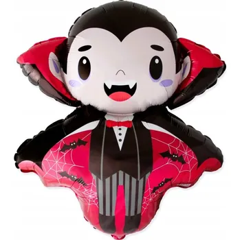 Balónek Fóliový balónek 82 cm - Upír na Halloween Drakula - 1 kus FLEXMETAL