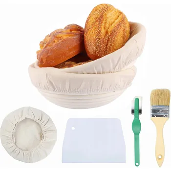 chlebník KOŠÍK NA KYNUTÍ CHLEBA FORMA NA KVAŠENÍ TĚSTA SADA