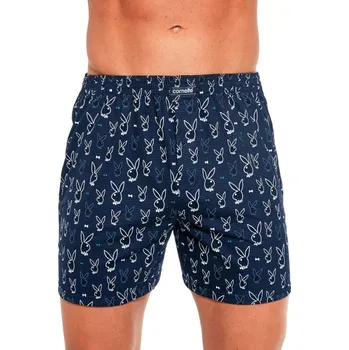 Pánské spodní prádlo Pánské trenýrky 011/155 Classic - CORNETTE tmavě modrá 4XL