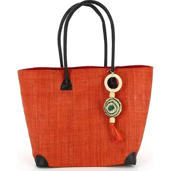 Nákupní košík GLOBO Fair Trade Partner Pletená taška Palmier z palmového listí z Madagaskaru