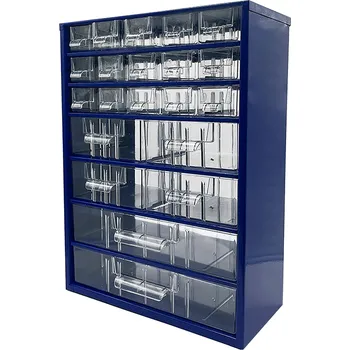 Koupelnový nábytek skříňka 3 velikosti 15 mal.,4 stř.,2 vel.zásuvky 30,5x46x15,5cm kov.MO