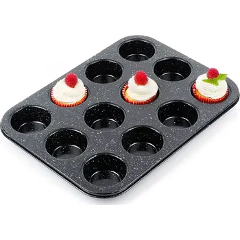Forma na pečení Granitová forma na muffiny 12 ks 35 × 26,5 cm