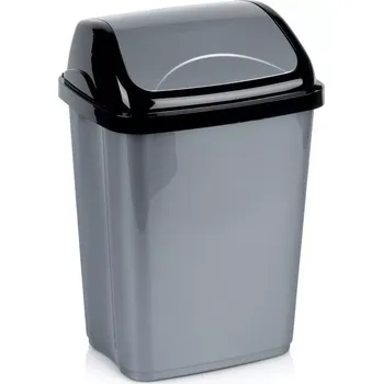 Odpadkový koš Orion UH VITTARIO kolíb 10 l ŠEDÁ