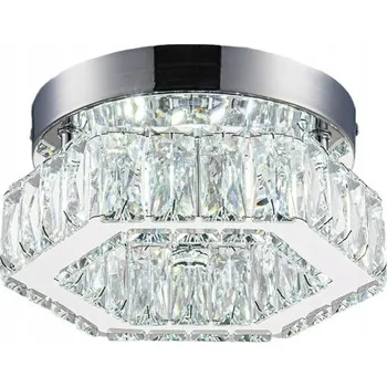 STROPNÍ SVÍTIDLO STROPNÍ SVÍTIDLO LED KŘIŠŤÁLOVÝ CHROM DO OBÝVACÍHO POKOJE 3000K 4500K 6500K 18W