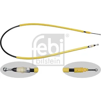 Lanko parkovací brzdy Tažné lanko, parkovací brzda FEBI BILSTEIN 33168