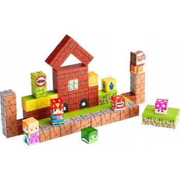 ostatní stavebnice Magnetické Stavební Stavebnice pro Děti 3+ Let 100ks - Mario Scéna