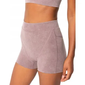 Dámské kraťasy Dámské sportovní bezešvé šortky Marble Story Carpatree XS růžové