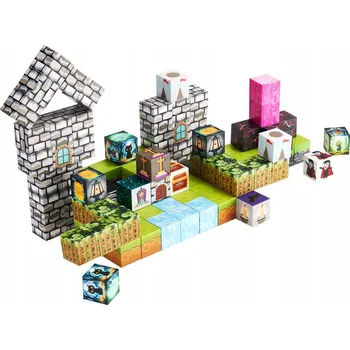 ostatní stavebnice Magnetické Stavební Stavebnice pro Děti 100ks Sada Hřbitov Zombie