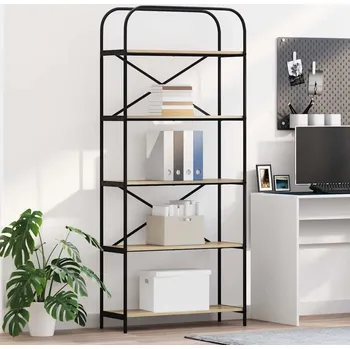 Knihovna vidaXL Knihovna dub sonoma 80 x 30 x 183 cm Kompozitní dřevo [879834]