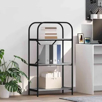 Knihovna vidaXL Knihovna Šedá sonoma 60 x 30 x 109 cm Kompozitní dřevo [879866]