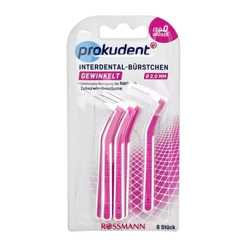 Dentální hygiena Prokudent Zahnuté mezizubní kartáčky ISO 0 6 ks