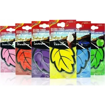 Vůně do auta Osvěžovač vzduchu do auta vanilka levandule jahoda jablko 6 ks