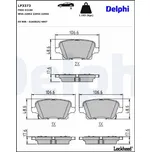 Sada brzdových destiček, kotoučová brzda DELPHI LP3373
