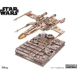 Ugears 3D dřevěná mechanická skládačka Star Wars Luke Skywalker X-Wing stíhačka