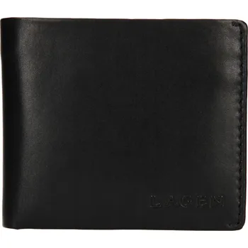 Peněženka Peněženka Lagen , přírodní kůže, černá - muž