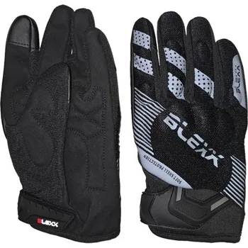 Moto rukavice RUKAVICE NA MOTOKROS ČTYŘKOLKU MOTORKU KOLO BMX KOLOBĚŽKU ČERNÉ M