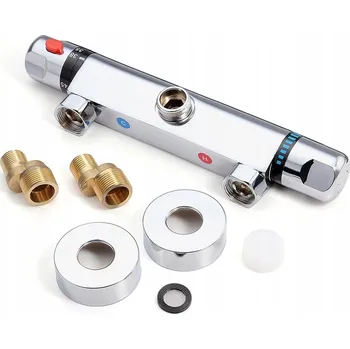 Vodovodní baterie stříbrná termostatická sprchová baterie