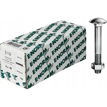 Šroub Zámkové šrouby DIN603 s maticí M6x140mm, 100 ks