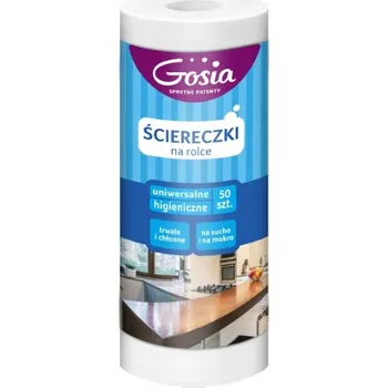 Utěrka Gosia utěrky z netkané textilie v roli 50 ks bílé