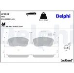 Sada brzdových destiček, kotoučová brzda DELPHI LP2024