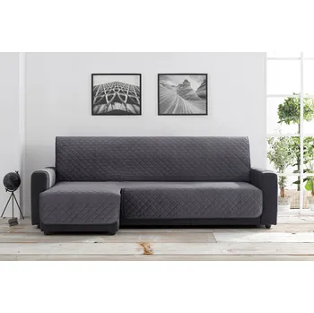 Přehoz na lůžko Přehoz na pohovku z veluru, ochrana na sedačku, rohovou sedačku, prošívaný, 200 cm levý