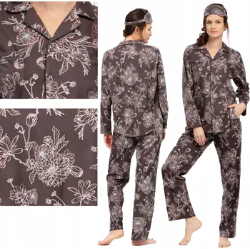 Dámské spodní prádlo Key dámské pyžamo bavlna šedé velikost M