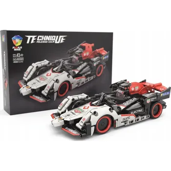 ostatní stavebnice BÍLO-ČERVENÁ REPLIKA TECHNICKÉHO MODEL VOZU STAVEBNICE RACING 486 DÍLŮ CAR FORMULE 1