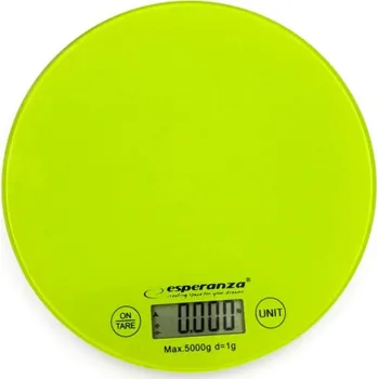 Kuchyňská váha Esperanza EKS003G Digitální kuchyňská váha do 5kg / 1g zelená