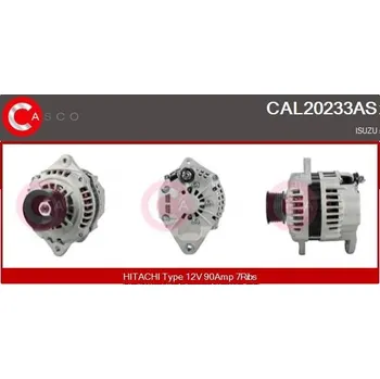 Alternátor Generátor CASCO CAL20233AS