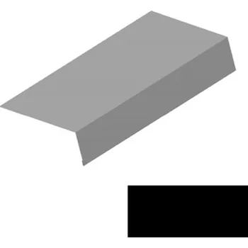 okap Okapový plech RŠ 250-120° SP 25 RAL 9005 černá