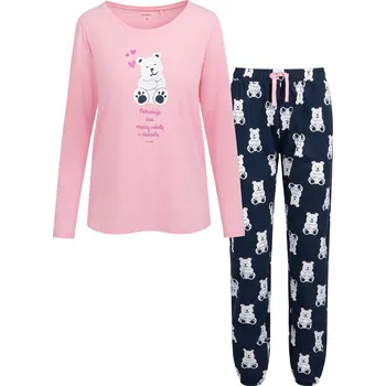 Dámské pyžamo Endo dámské pyžamo bavlna vícebarevné, velikost S