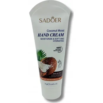 Péče o ruce SADOER Kokosový krém na ruce 75g – Hydratační, zjemňující, regenerační