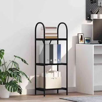 Knihovna vidaXL Knihovna Černý dub 40 x 30 x 109 cm Kompozitní dřevo [879935]