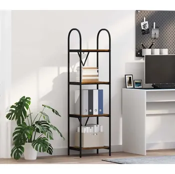 Knihovna vidaXL Knihovna Kouřový dub 40 x 30 x 146 cm Kompozitní dřevo [879931]