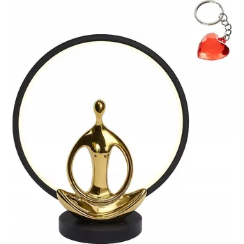 Lampička Stolní lampa Zuma Line Yoga černá, žlutá 4 W