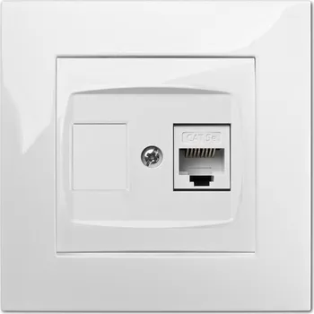 Elektrická zásuvka Rámeček Elektro-Plast Nasielsk bílý