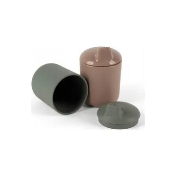 Hrneček pro VÝUKU PITÍ pro děti NEKAPAJÍCÍ Sada nádobí 2ks DANTOY 6221